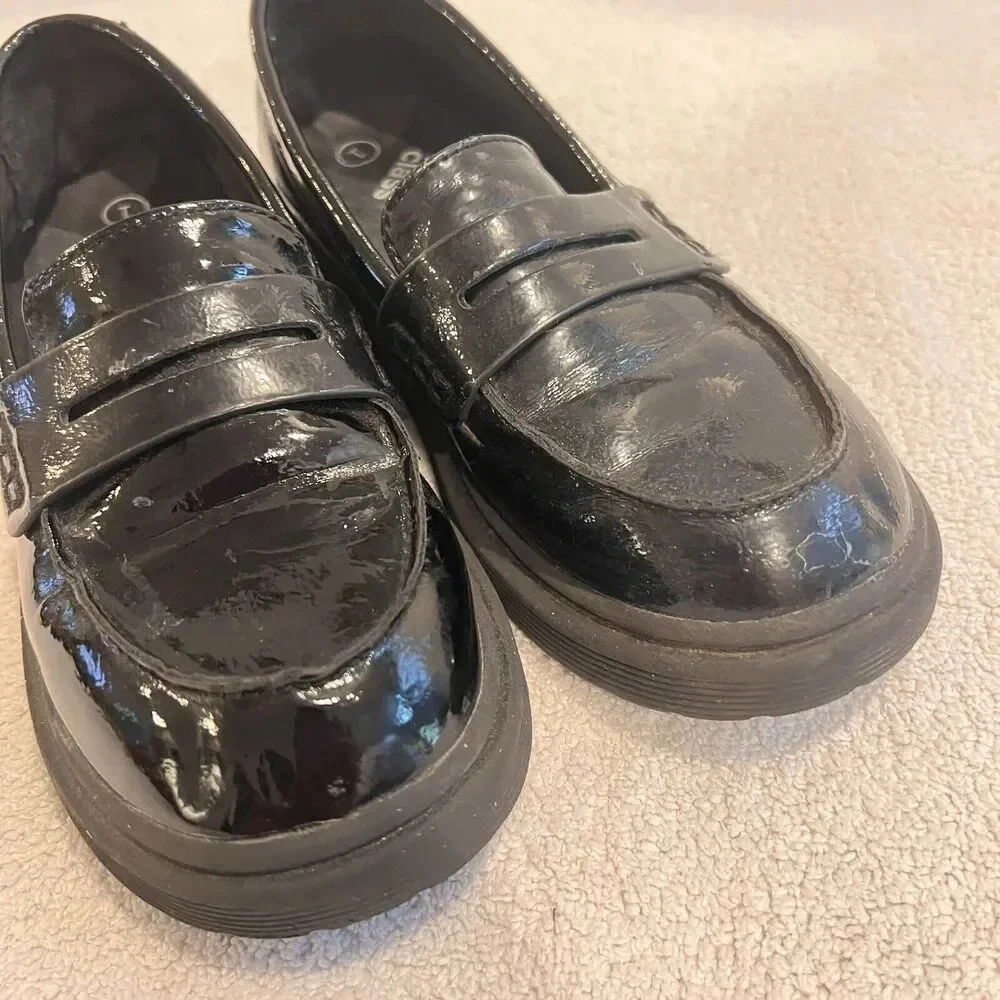 Art Class Celia Loafer Girls 1 Black P Classic Church Goth Punk Preppy Shoes